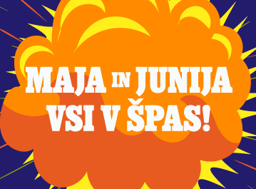 Maja junija vsi v spas novicka
